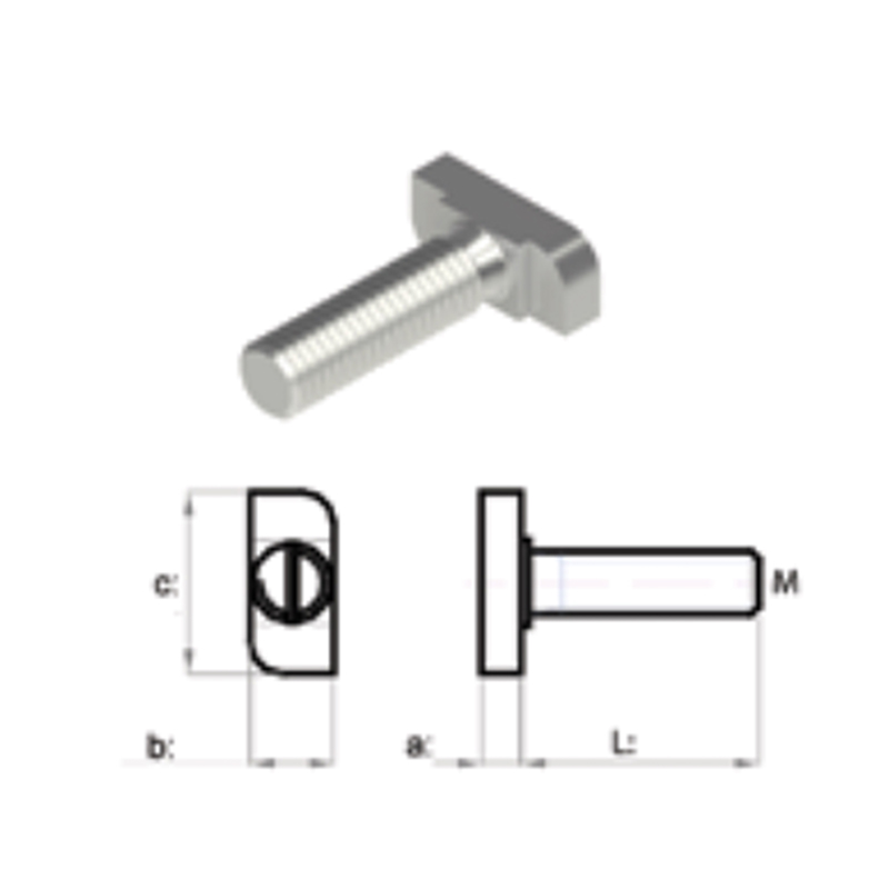 يلقي في قناة مطابقة T-Bolt