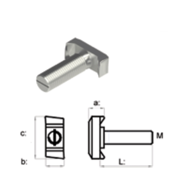 يلقي في قناة مطابقة T-Bolt